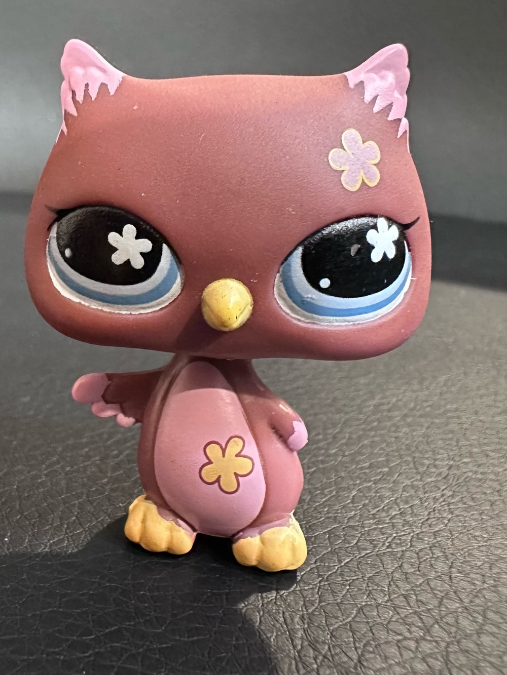 Littlest Pet Shop Pink & Brown Owl #635